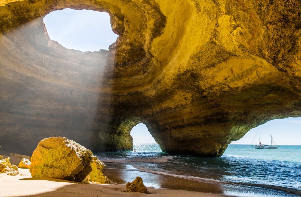 From Portimão: Benagil Sea Caves Boat Tour at Sunrise - Route and Sights Information