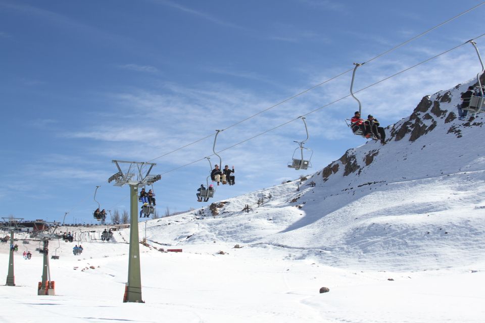 From Santiago: Farellones Park Resort Entry & Ski Classes - Scenic Mountain Views