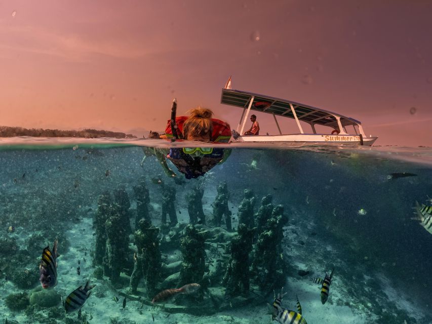 Gili Trawangan: Sunset Snorkeling Trip Gili Islands - Underwater Exploration