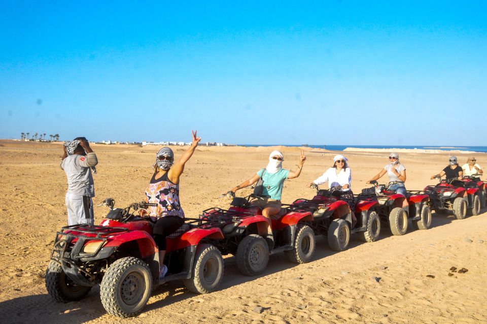 Hurghada: Sunset Quad Bike, Camel W/ Opt Stargazing and BBQ - Common questions