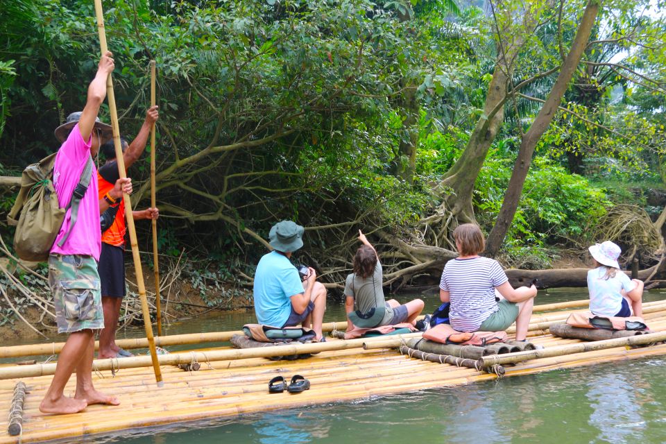 Khao Lak: Khao Sok Bamboo Rafting and Elephant Bathing Trip - Itinerary Overview