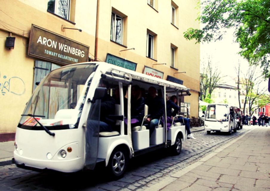 Krakow: Jewish District Private Golf Cart Tour - Audio Guide and Multilingual Experience