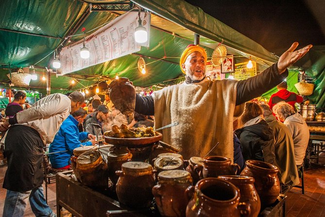 Marrakech Food and Djemaa El Fna Market Tour With Dinnner - Logistics and Refunds