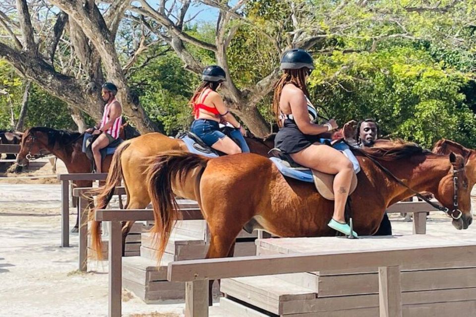 Montego Bay: Horseback Riding & Bamboo Rafting Tour - Common questions