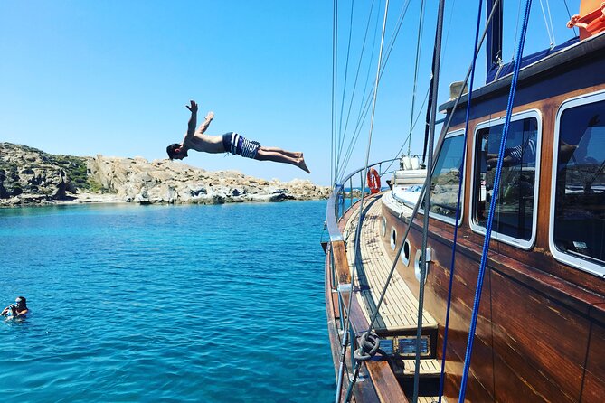 Mykonos Sail Cruise to Delos&Rhenia, Bbq&Drinks, Optional Delos Tour & Transfer - Highlights of the Tour Experience
