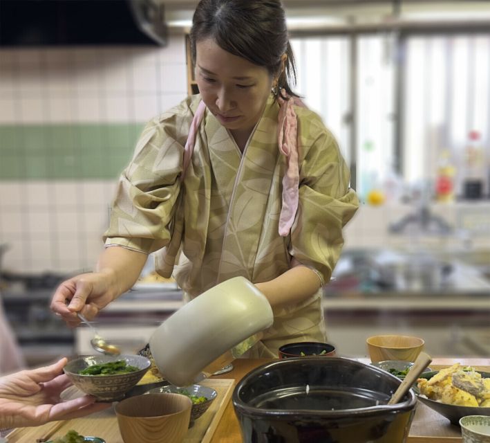 Osaka Authentic Tempura & Miso Soup Japan Cooking Class - Common questions