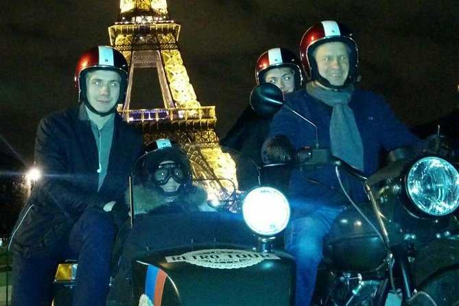 Paris Vintage Tour by Night on a Sidecar With Champagne - Luxurious Champagne Toasts on the River Seine