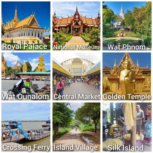 Phnom Penh: City and Silk Island Tour (No Genocide Sites) - Directions