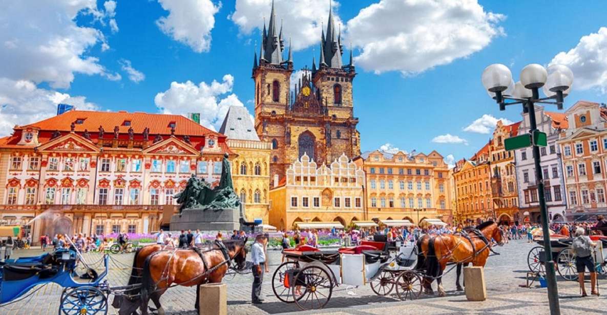 Prague: Castle and Jewish Quarter Tour - Charles Bridge: Iconic Landmark Overview