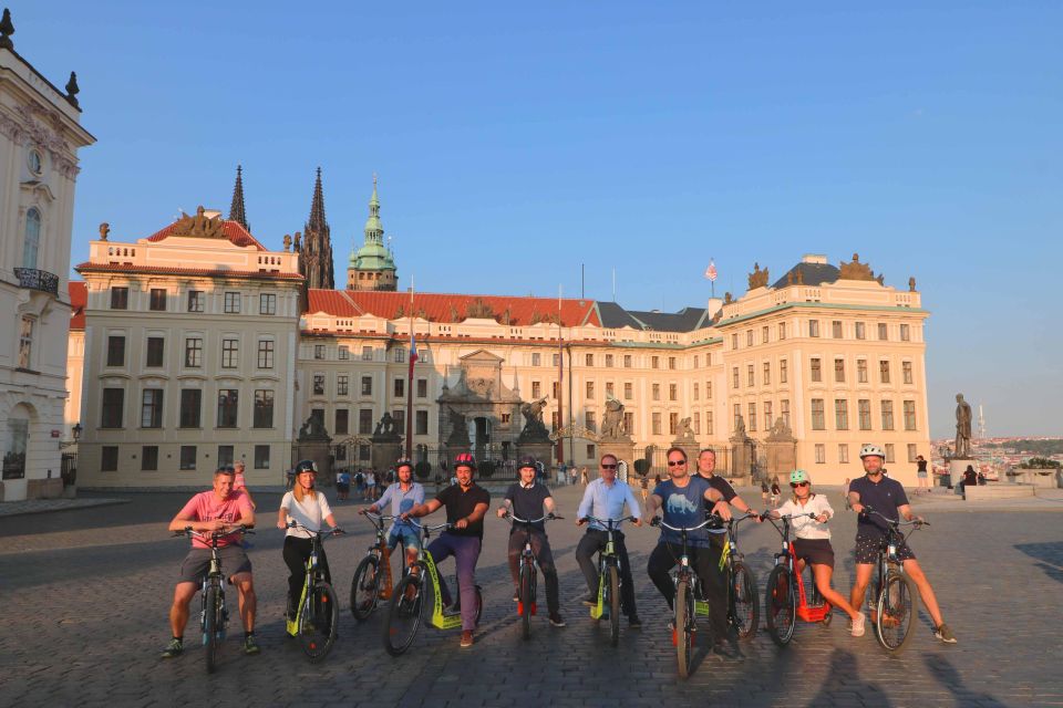 Prague: E-Bike/E-Scooter Viewpoint Tour - Tour Itinerary