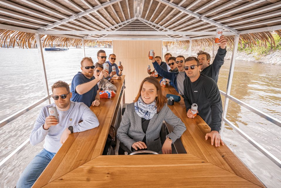 Prague: Party Tiki Boat Sightseeing Cruise With Drinks - Duration and Location