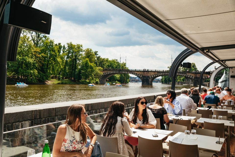 Prague: Vltava River Lunch Cruise in an Open-Top Glass Boat - Common questions