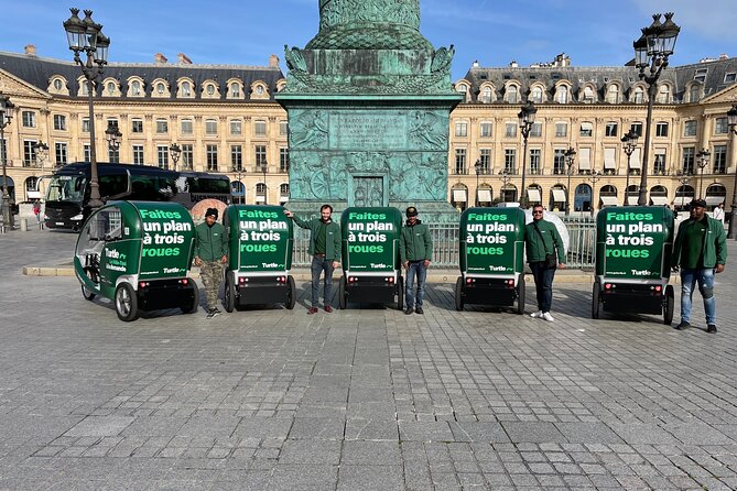 Private City-Tour by Pedicab in Paris : the "Gustave Eiffel" - Safety Measures