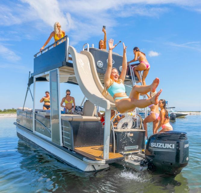 Private Double Decker Party Pontoon Rental - Free Cancellation Policy