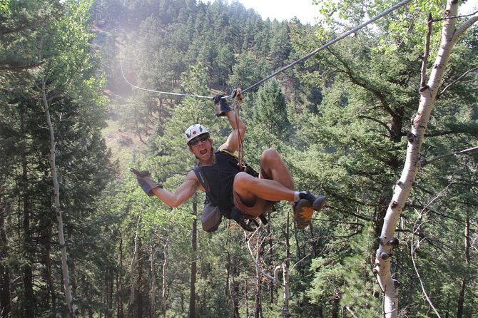 Rocky Mountain 6-Zipline Adventure on CO Longest and Fastest! - Common questions