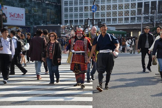 Samurai Photo Shooting at Street in Shibuya - Directions