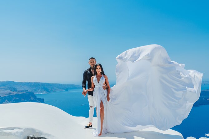Santorini Flying Dress Photo - Photo Shoot Locations
