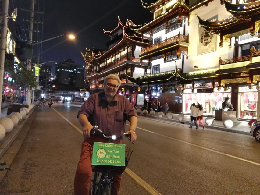 Shanghai: 4-Hour Nightlife Adventure & Tasting Bike Tour - Neon Lights & The Bund
