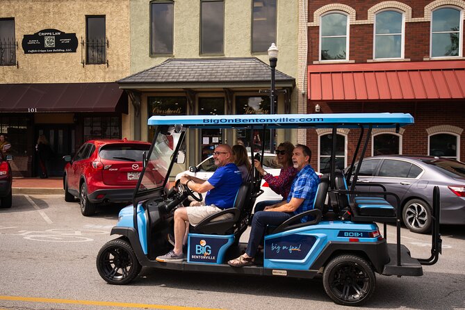 Shared Golf Cart Tour of Bentonville, Arkansas - Tour Highlights and Insights