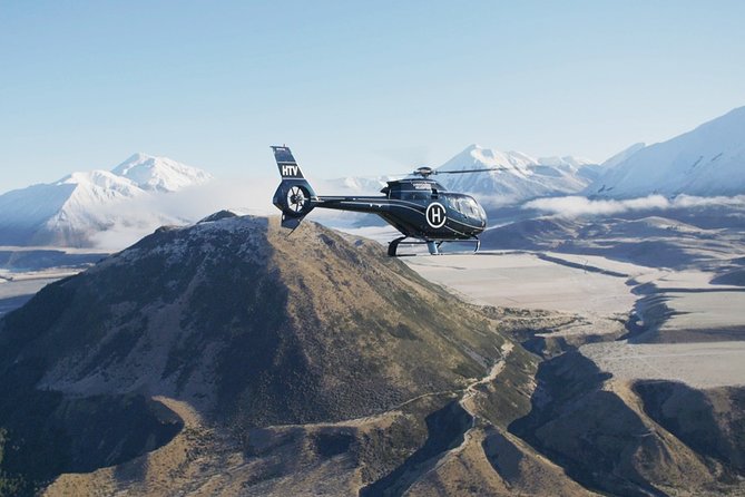 Short Cantebury Helicopter Flight to Chest Peak  - Christchurch - Helicopter Landing