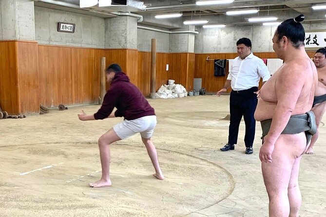 Sumo School Experience With Stable Master and Real Wrestlers - Hands-On Sumo Techniques