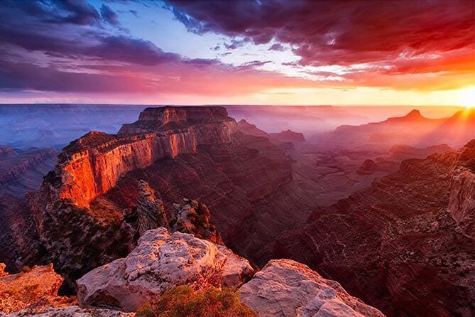 Sunset in the Grand Canyon From Sedona - Weather Considerations