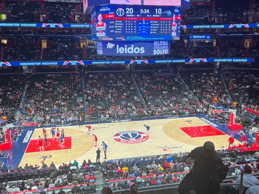 Washington D.C.: Washington Wizards Basketball Game Ticket - Common questions