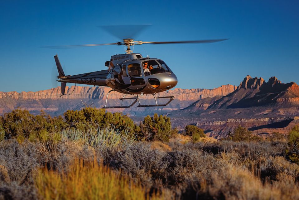 Zion National Park and Canaan Cliffs: Helicopter Tour - Tour Logistics