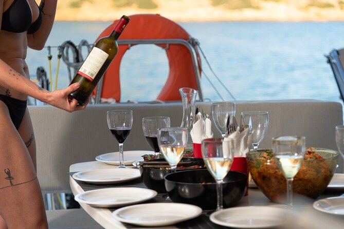 Agios Nikolaos Evening Catamaran Cruise in Mirabello With Dinner - Contact Information and Resources