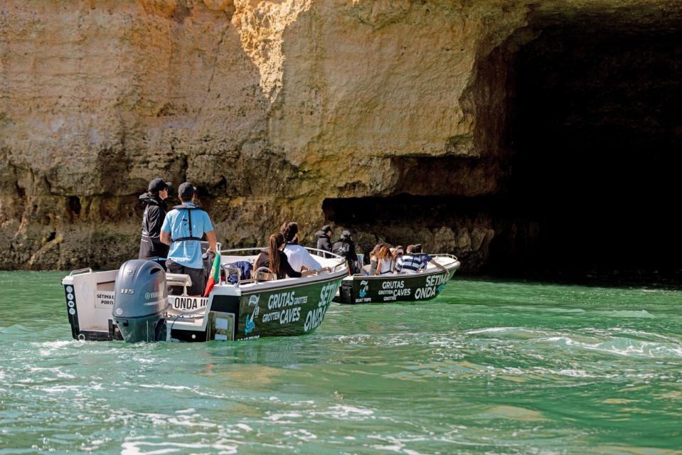 Armação De Pêra: Benagil Caves and Secret Beaches Boat Trip - Common questions