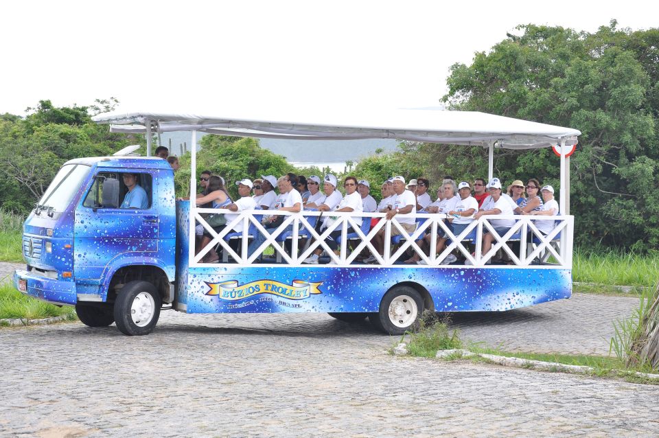 Buzios: City Tour by Trolley With 12 Beaches and Pickup - Destination and Tour Title