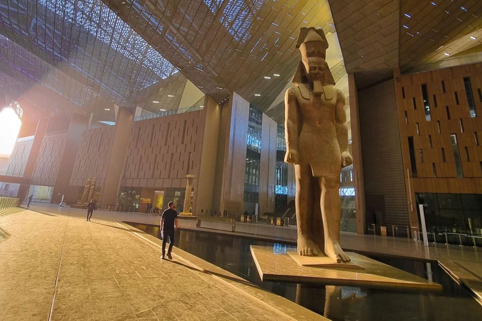 Cairo: Grand Egyptian Museum, Giza Pyramids and Sphinx Tour - Guided Tour of Grand Egyptian Museum