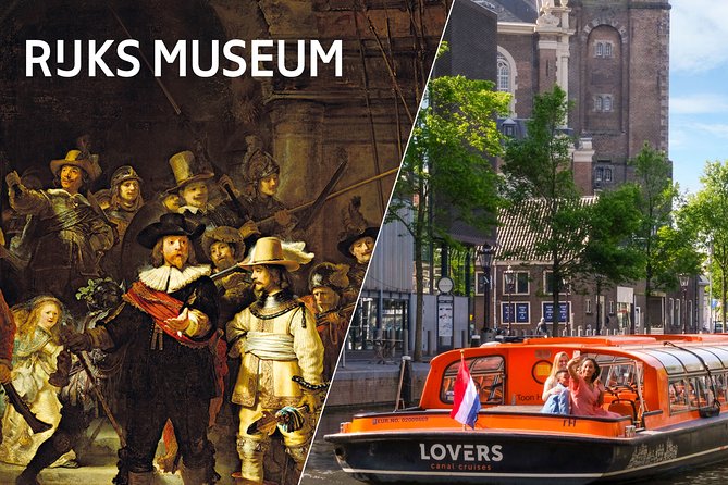 Combo Ticket Rijksmuseum Amsterdam and 1-Hour Canal Cruise