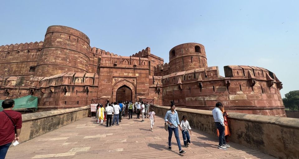 From Delhi: Taj Mahal Sunrise & Agra Day Trip With Chauffeur - Exploration of Agra Fort