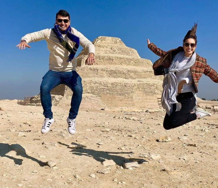 From Port Said: Giza Pyramids and Sakkara Private Day Tour - Live Tour Guide Languages
