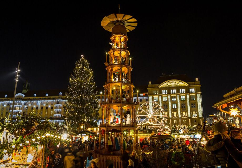 From Prague: Dresden Christmas Market and Bastei Bridge Tour - Destination Experience