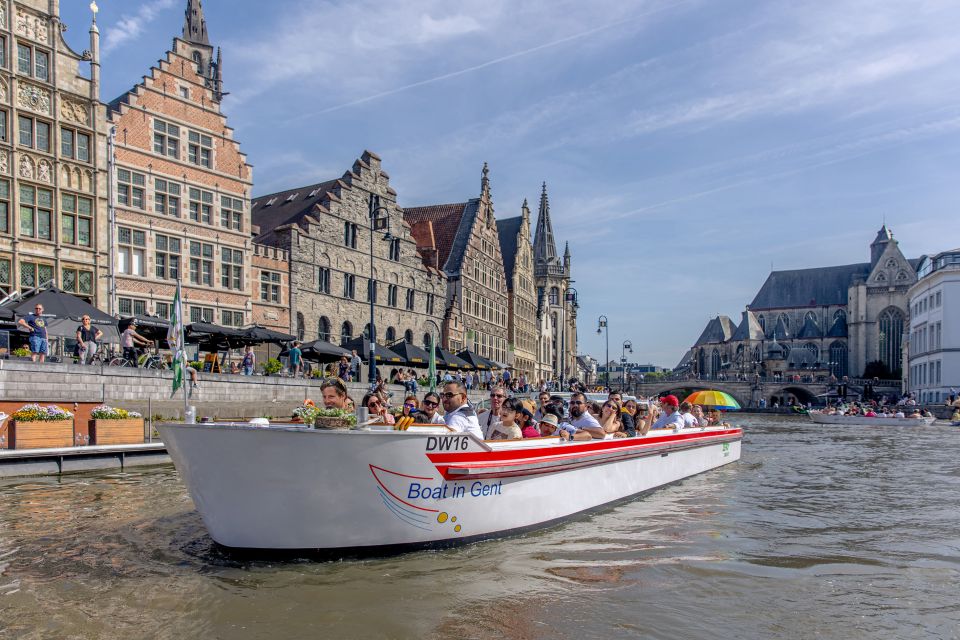 Ghent: Hop on Hop off Water-Tramway - Tour Highlights