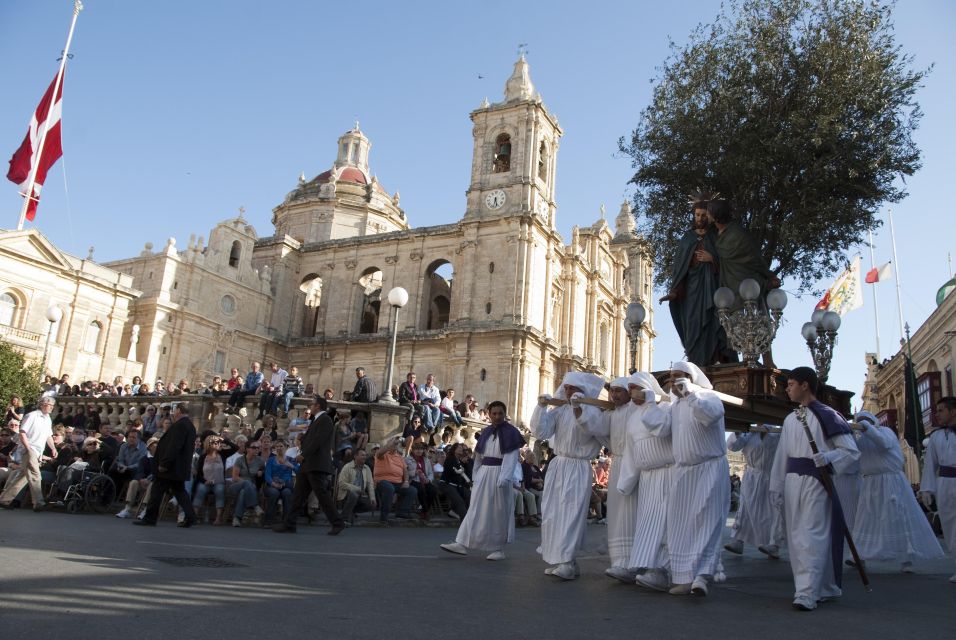 Good Friday Easter Procession With Commentary and Transport - Statues and Procession Atmosphere
