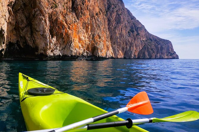 Kayak Excursion to Cova Dels Coloms From Platja Mascarat - Booking Confirmation