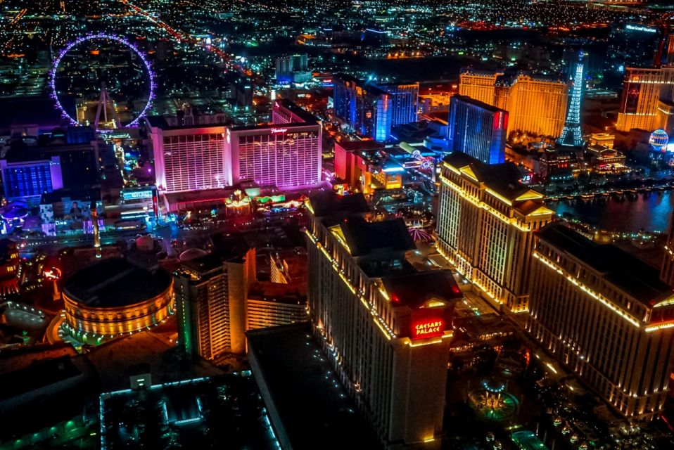 Las Vegas: Night Helicopter Flight and Neon Museum Tour - VIP Transportation Services