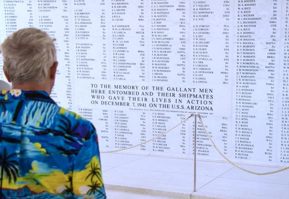 Oahu: Pearl Harbor Battleships Group Tour - Helpful Reminders for Participants