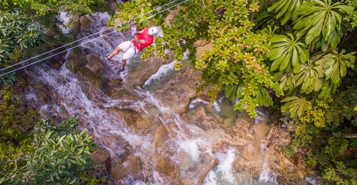Ocho Rios: Dunn's River Climb & Zipline Over The Falls - Common questions