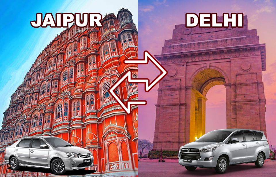 One Way City Transfer Between Delhi and Jaipur - Common questions