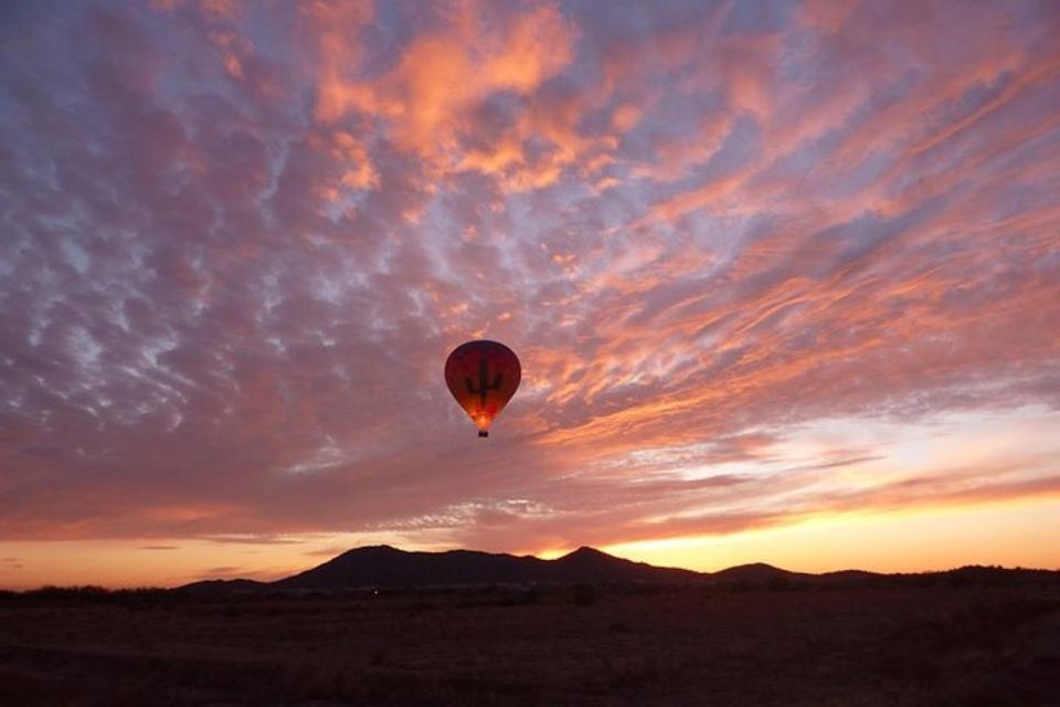 Phoenix: Hot Air Balloon Ride With Champagne and Catering - Common questions