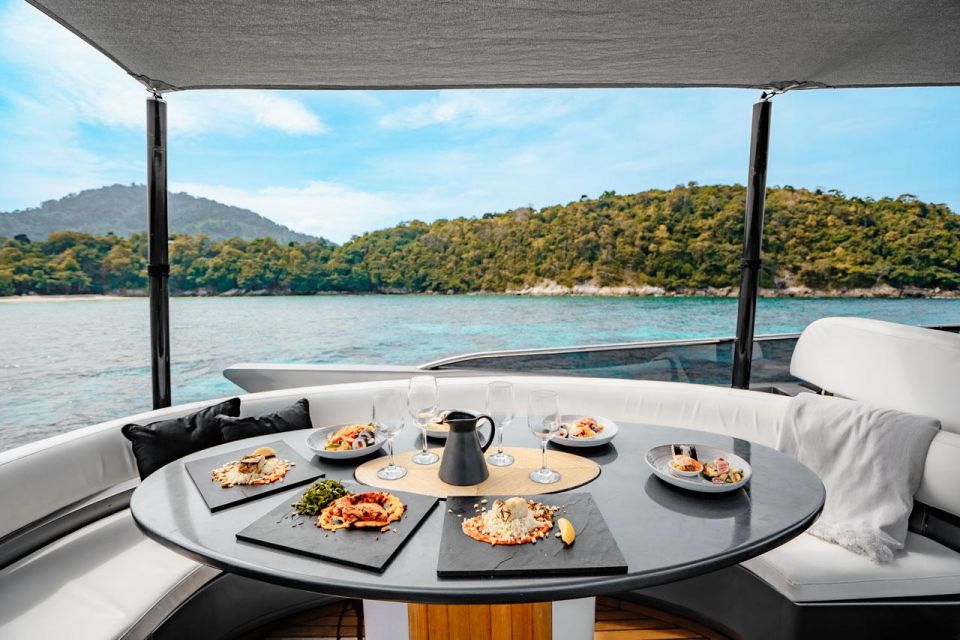 Phuket: Phi Phi Island & Maya Bay Luxury Yacht Day Tour - Gourmet Lunch Experience