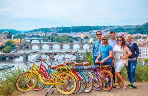 Prague: 7 Best Viewpoints of Prague E-Bike Tour - Rooftop Views at Old Town Hall