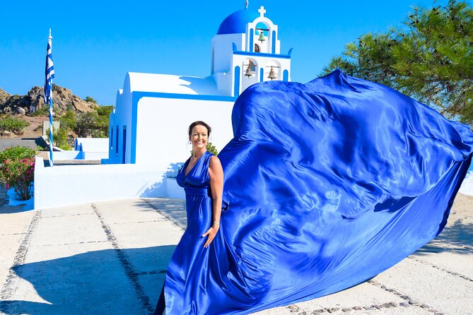 Private Flying Dress Photoshoot in Santorini - Common questions