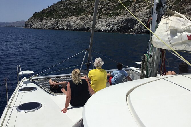 Private Full Day Catamaran Cruise From Rhodes With Food & Drinks - Common questions