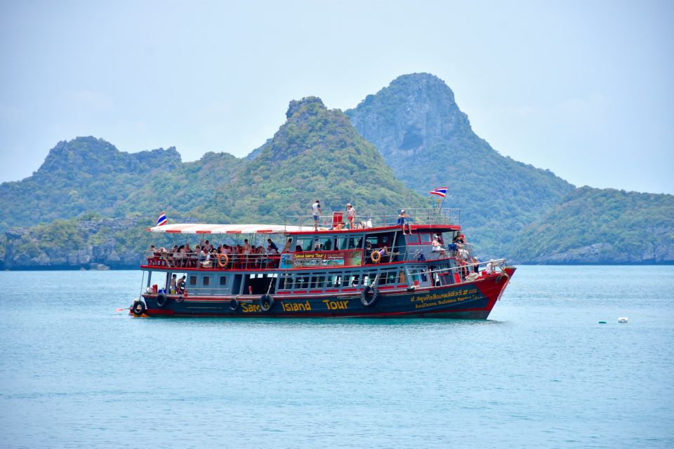 Samui: Angthong Marine Park Boat Tour W/ Transfer and Meals - Duration and Language Options