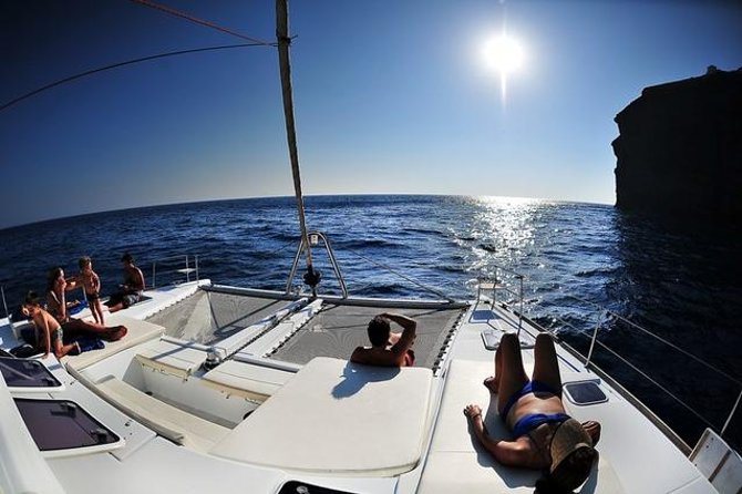Santorini Luxury Caldera Cruise With Full Greek Meal and Sunset - Sunset Cruise Experience Benefits